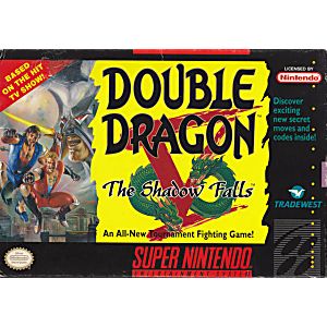 DOUBLE DRAGON V 5 : THE SHADOW FALLS (SUPER NINTENDO SNES) - jeux video game-x