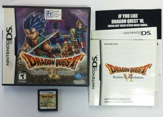 DRAGON QUEST VI 6 : REALMS OF REVELATION NINTENDO DS - jeux video game-x