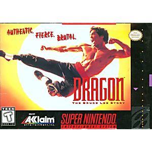 DRAGON THE BRUCE LEE STORY (SUPER NINTENDO SNES) - jeux video game-x