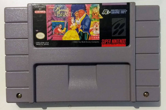DISNEY'S BEAUTY AND THE BEAST (SUPER NINTENDO SNES) - jeux video game-x