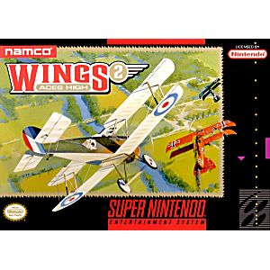 WINGS 2 ACES HIGH (SUPER NINTENDO SNES) - jeux video game-x