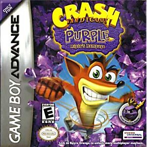 CRASH BANDICOOT PURPLE RIPTO'S RAMPAGE (GAME BOY ADVANCE GBA) - jeux video game-x