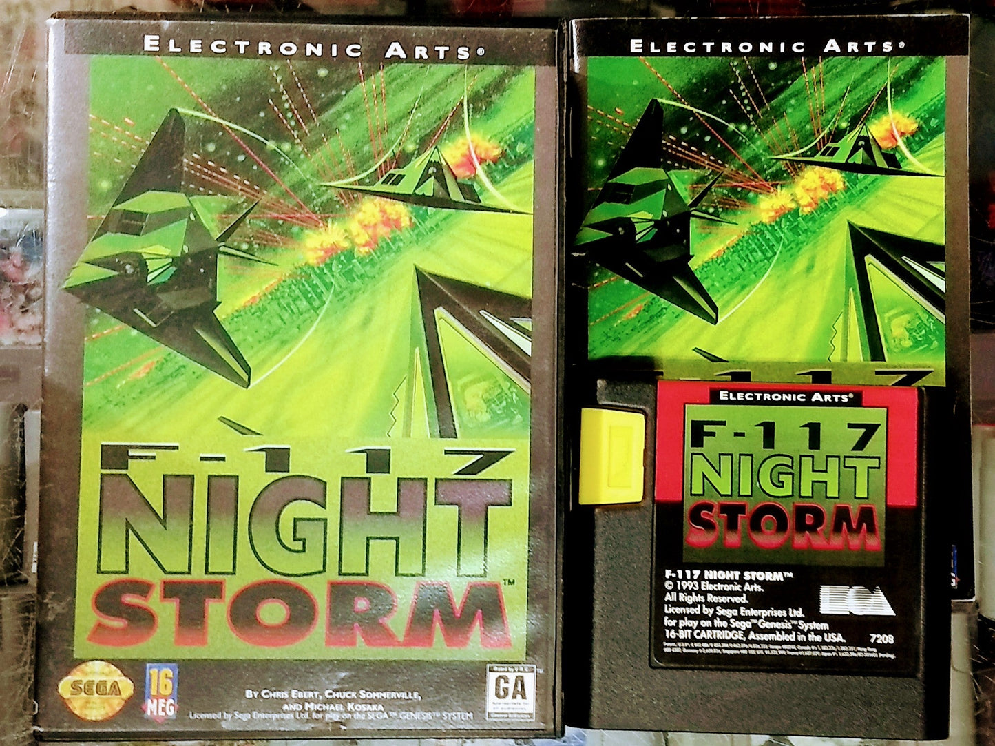 F-117 NIGHT STORM SEGA GENESIS SG - jeux video game-x