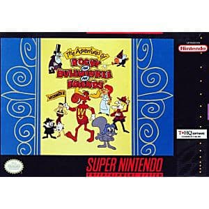 THE ADVENTURES OF ROCKY AND BULLWINKLE AND FRIENDS (SUPER NINTENDO SNES) - jeux video game-x
