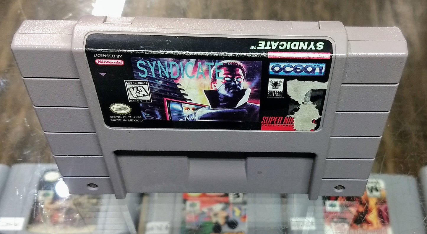 SYNDICATE SUPER NINTENDO SNES - jeux video game-x