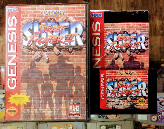 SUPER STREET FIGHTER II 2 SEGA GENESIS SG - jeux video game-x