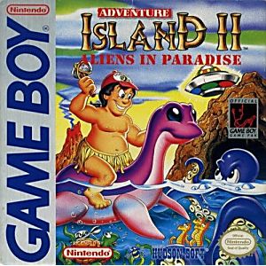 ADVENTURE ISLAND II 2 ALIENS IN PARADISE GAME BOY GB - jeux video game-x