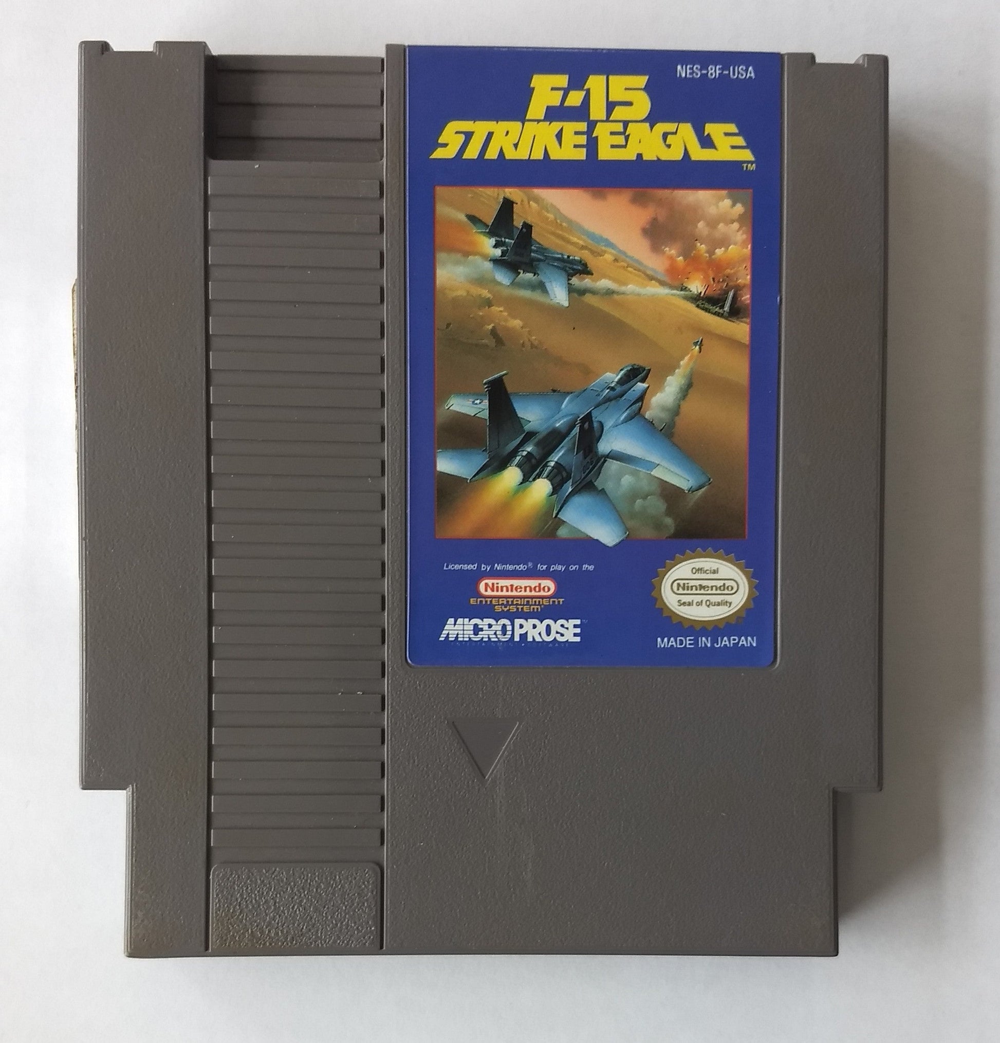 F-15 STRIKE EAGLE (NINTENDO NES) - jeux video game-x