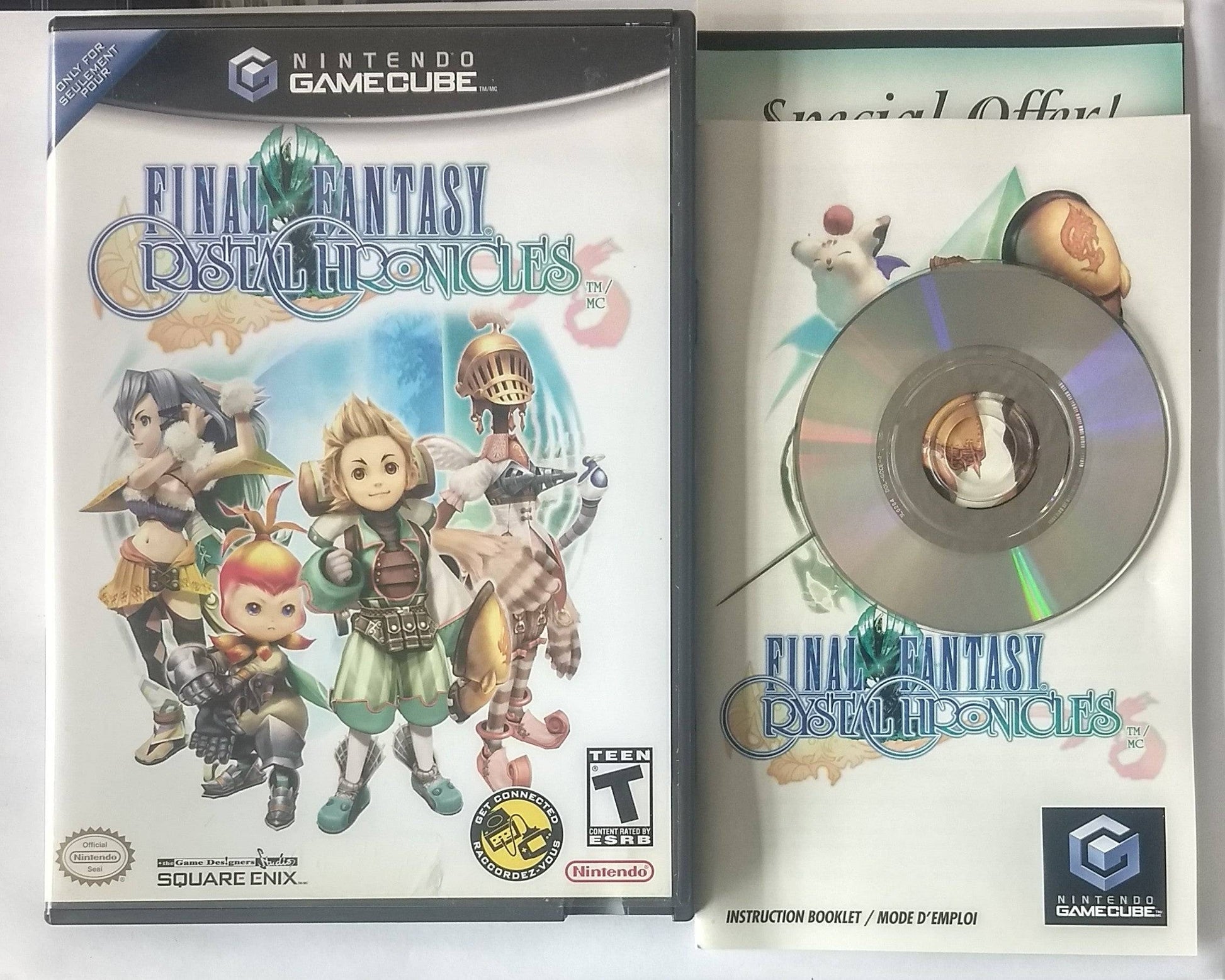 FINAL FANTASY CRYSTAL CHRONICLES NINTENDO GAMECUBE NGC - jeux video game-x