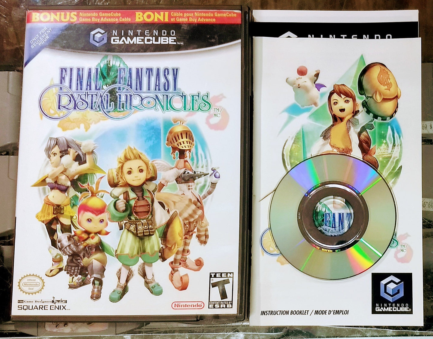 FINAL FANTASY CRYSTAL CHRONICLES NINTENDO GAMECUBE NGC - jeux video game-x