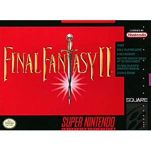 FINAL FANTASY II 2 OR IV 4 (SUPER NINTENDO SNES) - jeux video game-x