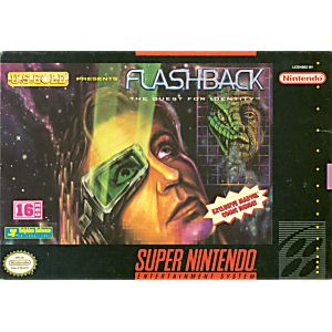 FLASHBACK THE QUEST FOR IDENTITY (SUPER NINTENDO SNES) - jeux video game-x