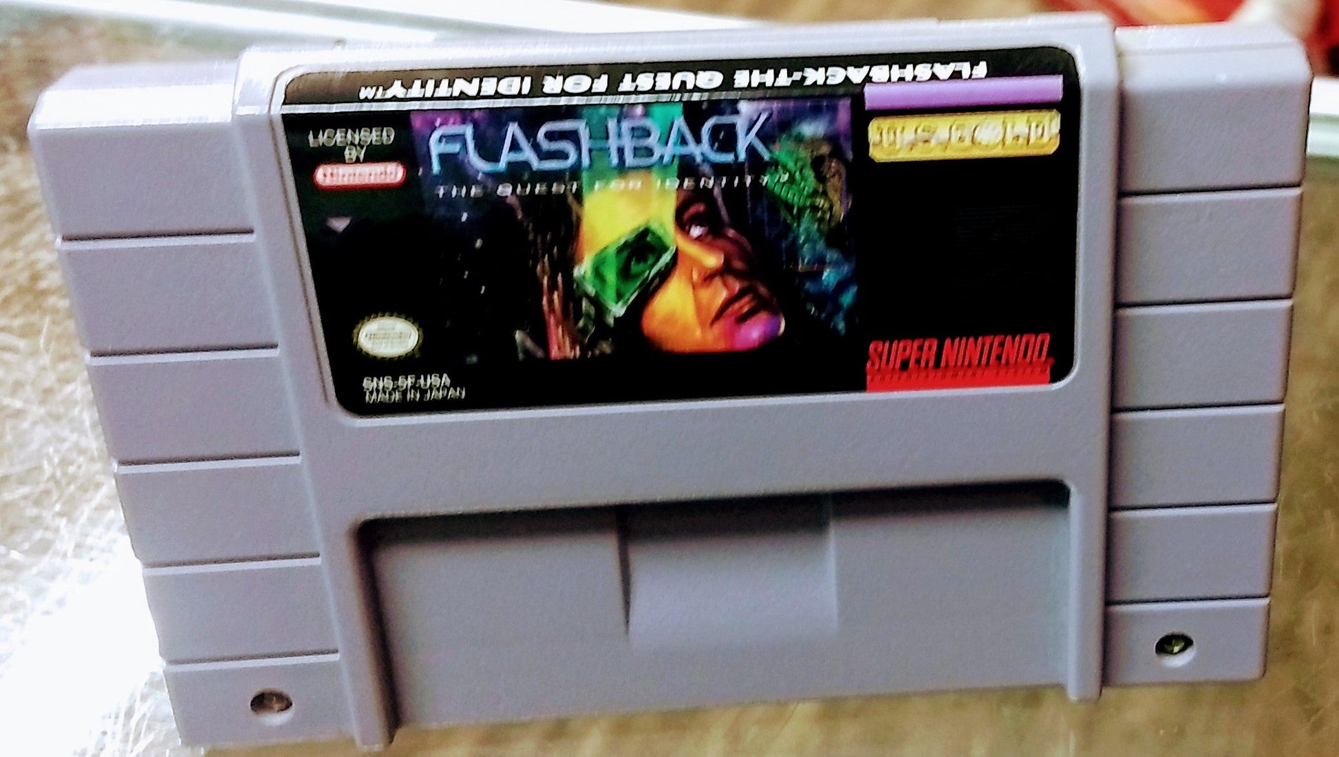FLASHBACK THE QUEST FOR IDENTITY (SUPER NINTENDO SNES) - jeux video game-x