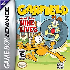 GARFIELD AND HIS NINE LIVES (GAME BOY ADVANCE GBA) - jeux video game-x
