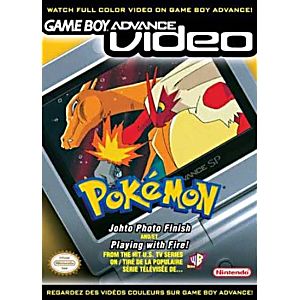 GBA VIDEO POKEMON JOHTO PHOTO FINISH AND PLAYING WITH FIRE (GAME BOY ADVANCE GBA) - jeux video game-x
