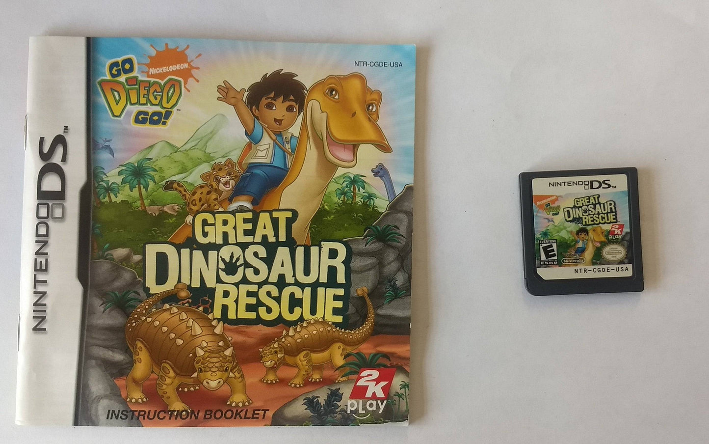 GO, DIEGO, GO! GREAT DINOSAUR RESCUE NINTENDO DS - jeux video game-x