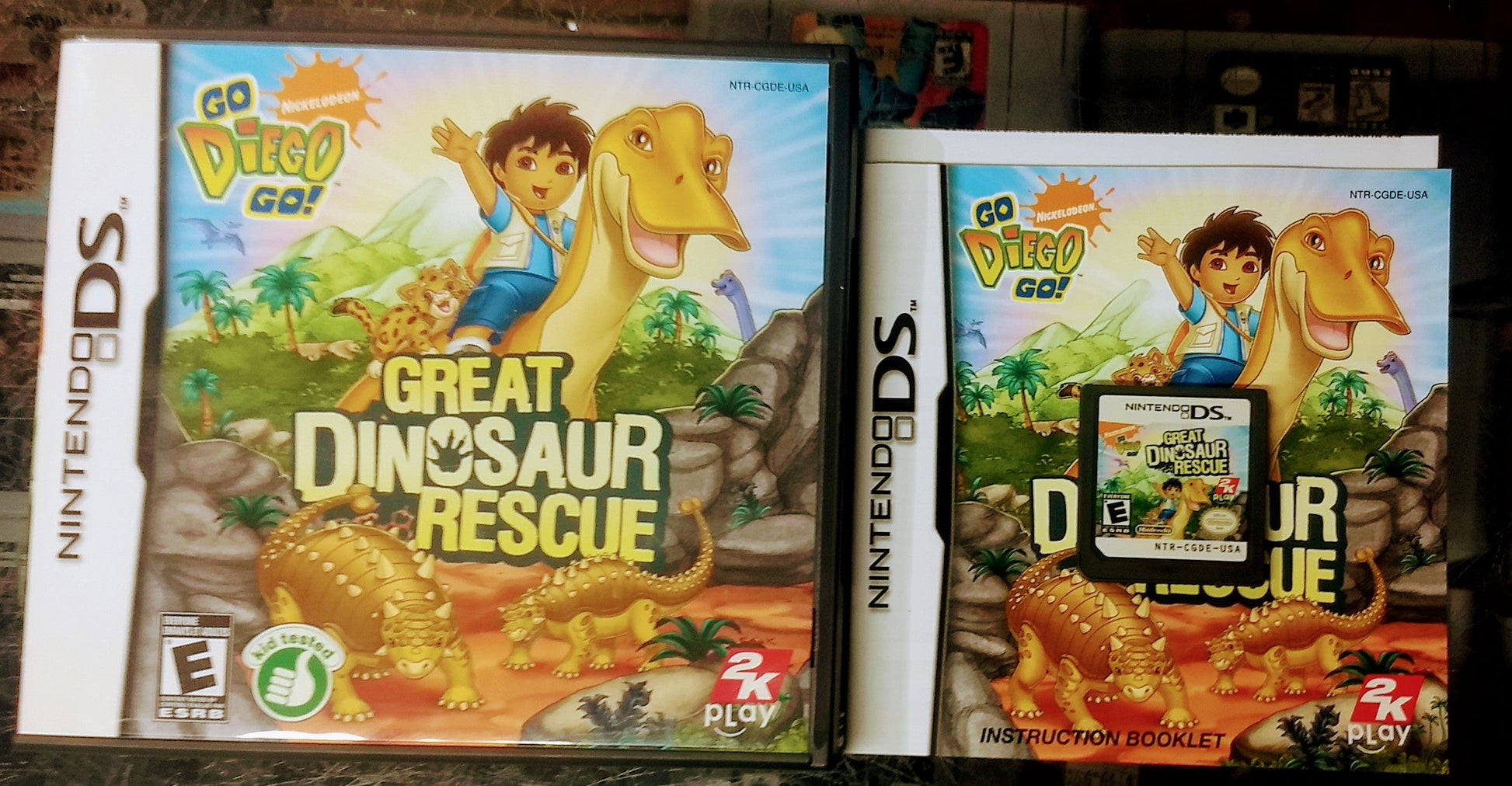 GO, DIEGO, GO! GREAT DINOSAUR RESCUE NINTENDO DS - jeux video game-x