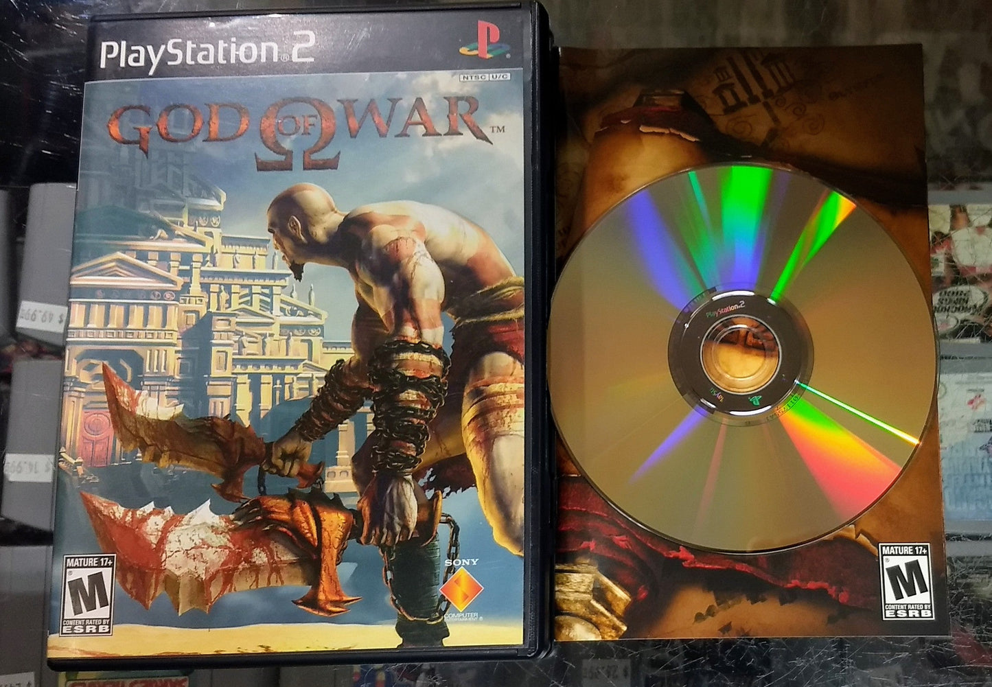 GOD OF WAR  (PLAYSTATION 2 PS2) - jeux video game-x
