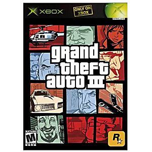 GRAND THEFT AUTO GTA III 3 (XBOX) - jeux video game-x