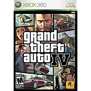 GRAND THEFT AUTO GTA IV 4 XBOX 360 X360 - jeux video game-x