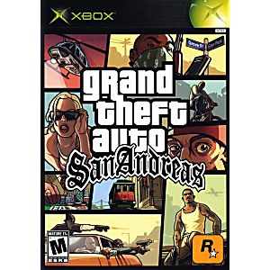 GRAND THEFT AUTO GTA SAN ANDREAS (XBOX) - jeux video game-x