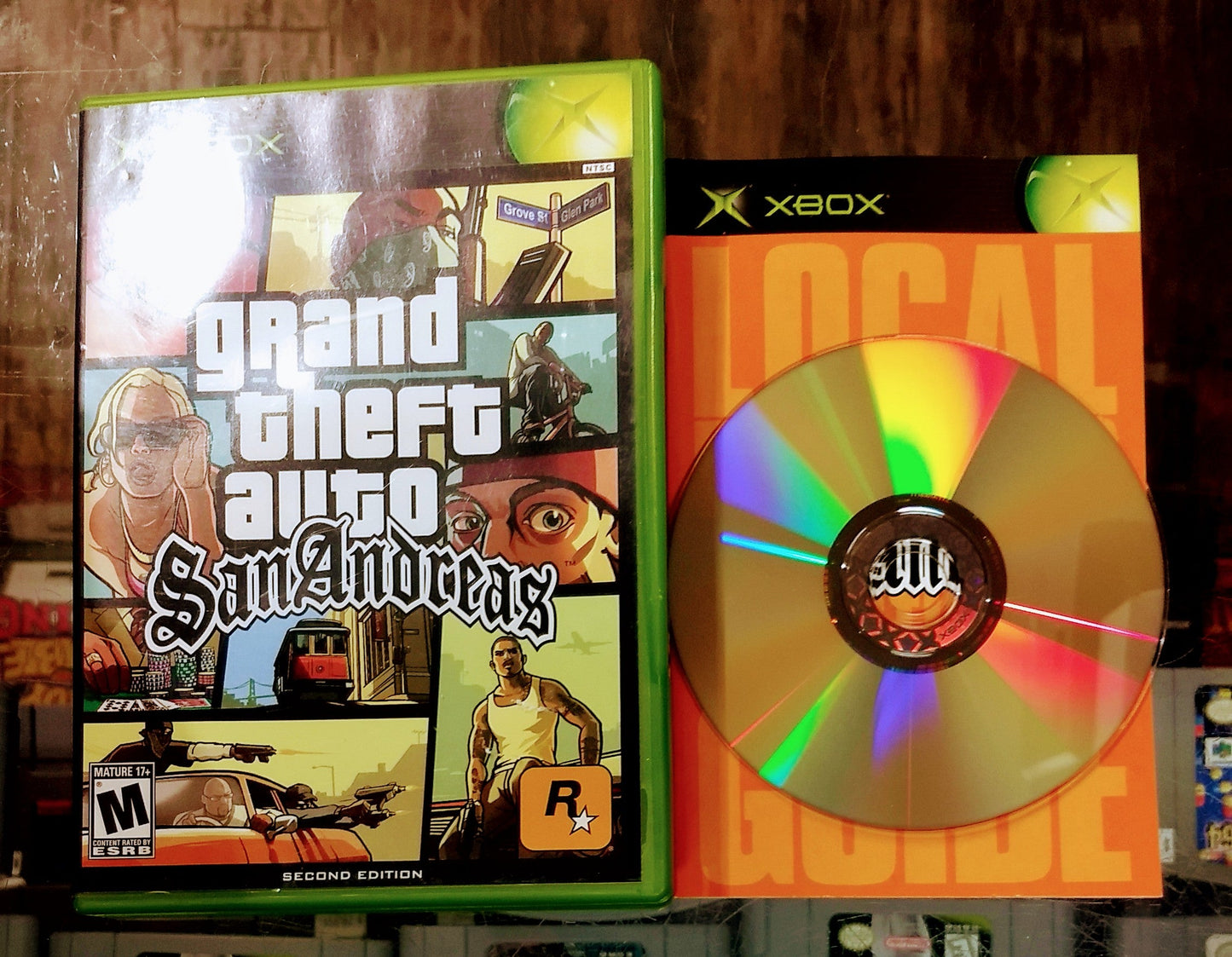 GRAND THEFT AUTO GTA SAN ANDREAS (XBOX) - jeux video game-x