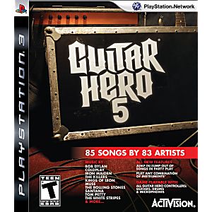 GUITAR HERO 5 PLAYSTATION 3 PS3 - jeux video game-x