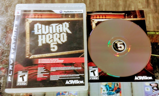 GUITAR HERO 5 PLAYSTATION 3 PS3 - jeux video game-x