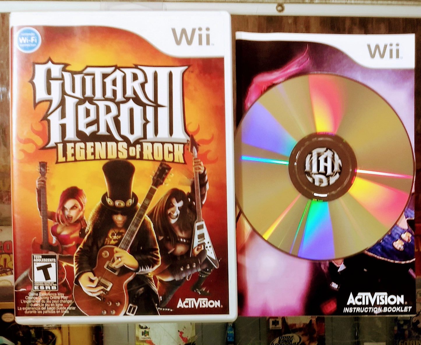 GUITAR HERO III 3 : LEGENDS OF ROCK NINTENDO WII - jeux video game-x