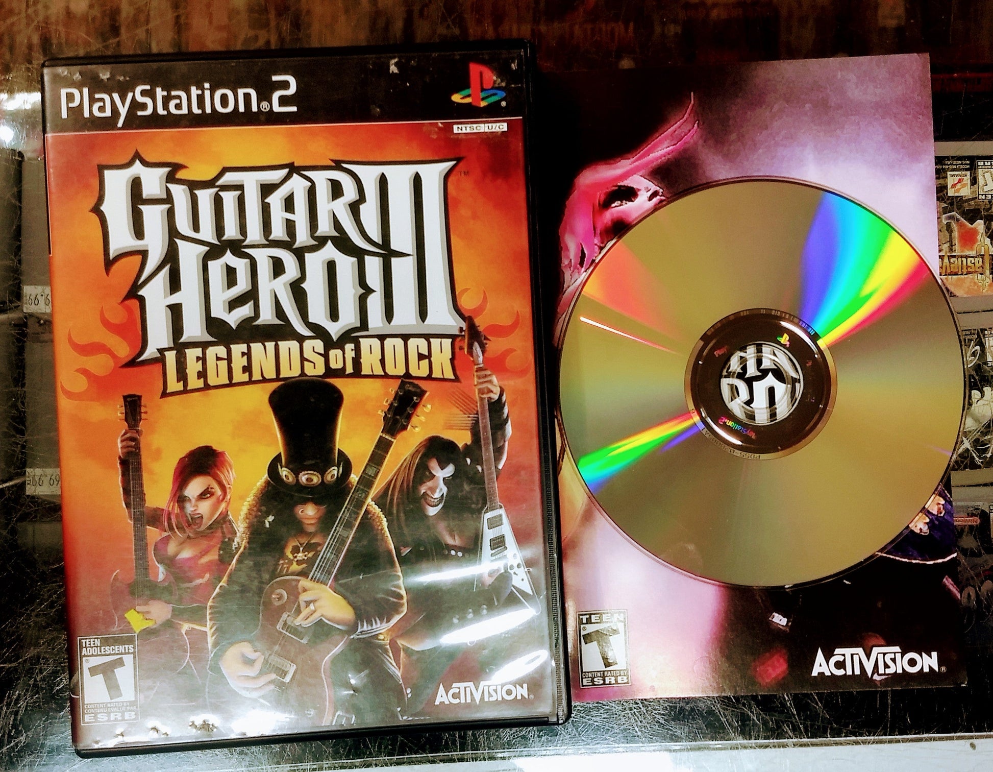 GUITAR HERO III 3 : LEGENDS OF ROCK PLAYSTATION 2 PS2 - jeux video game-x