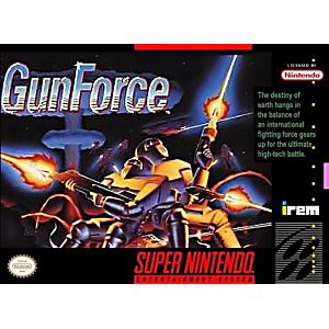 GUNFORCE (SUPER NINTENDO SNES) - jeux video game-x
