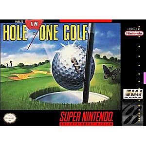 HAL'S HOLE IN ONE GOLF SUPER NINTENDO SNES - jeux video game-x
