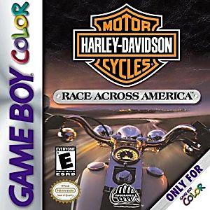 HARLEY DAVIDSON RACE ACROSS AMERICA (GAME BOY COLOR GBC) - jeux video game-x