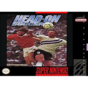 HEAD-ON SOCCER (SUPER NINTENDO SNES) - jeux video game-x