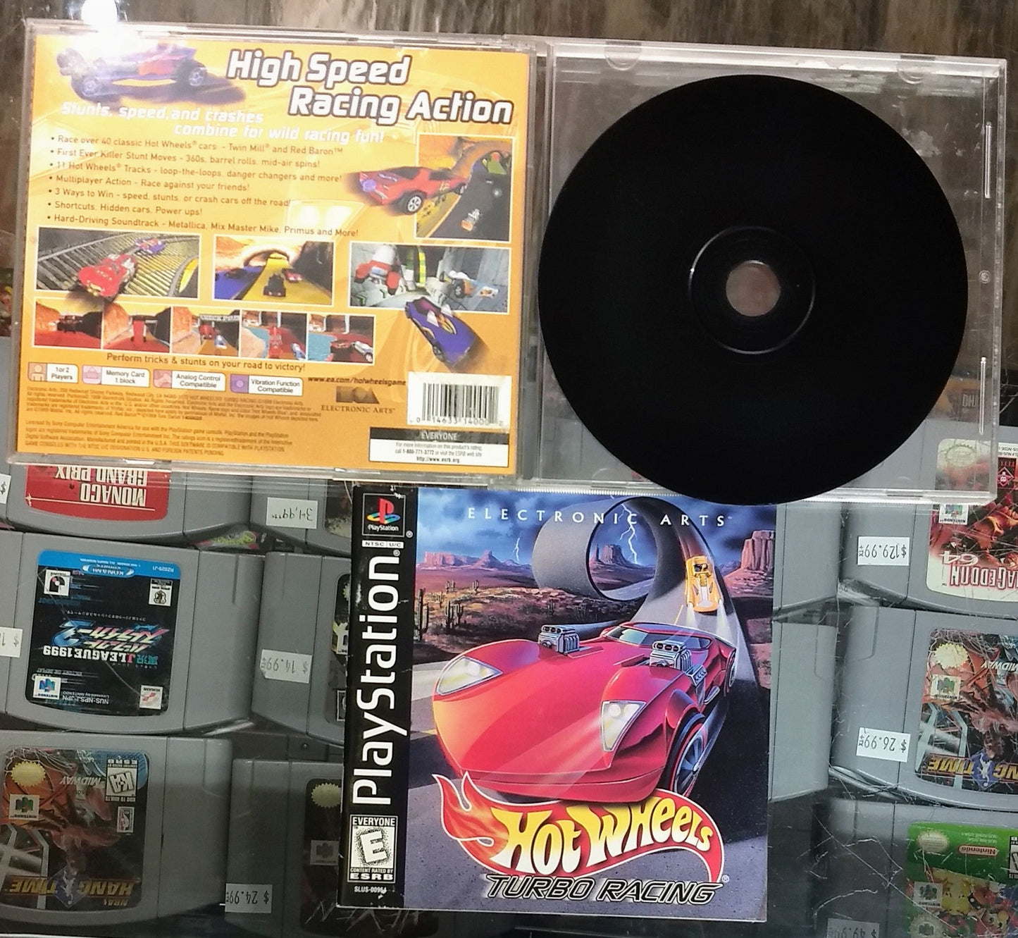 HOT WHEELS TURBO RACING (PLAYSTATION PS1) - jeux video game-x