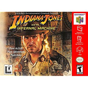 INDIANA JONES AND THE INFERNAL MACHINE (NINTENDO 64 N64) - jeux video game-x