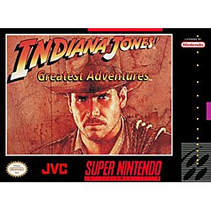 INDIANA JONES' GREATEST ADVENTURES (SUPER NINTENDO SNES) - jeux video game-x