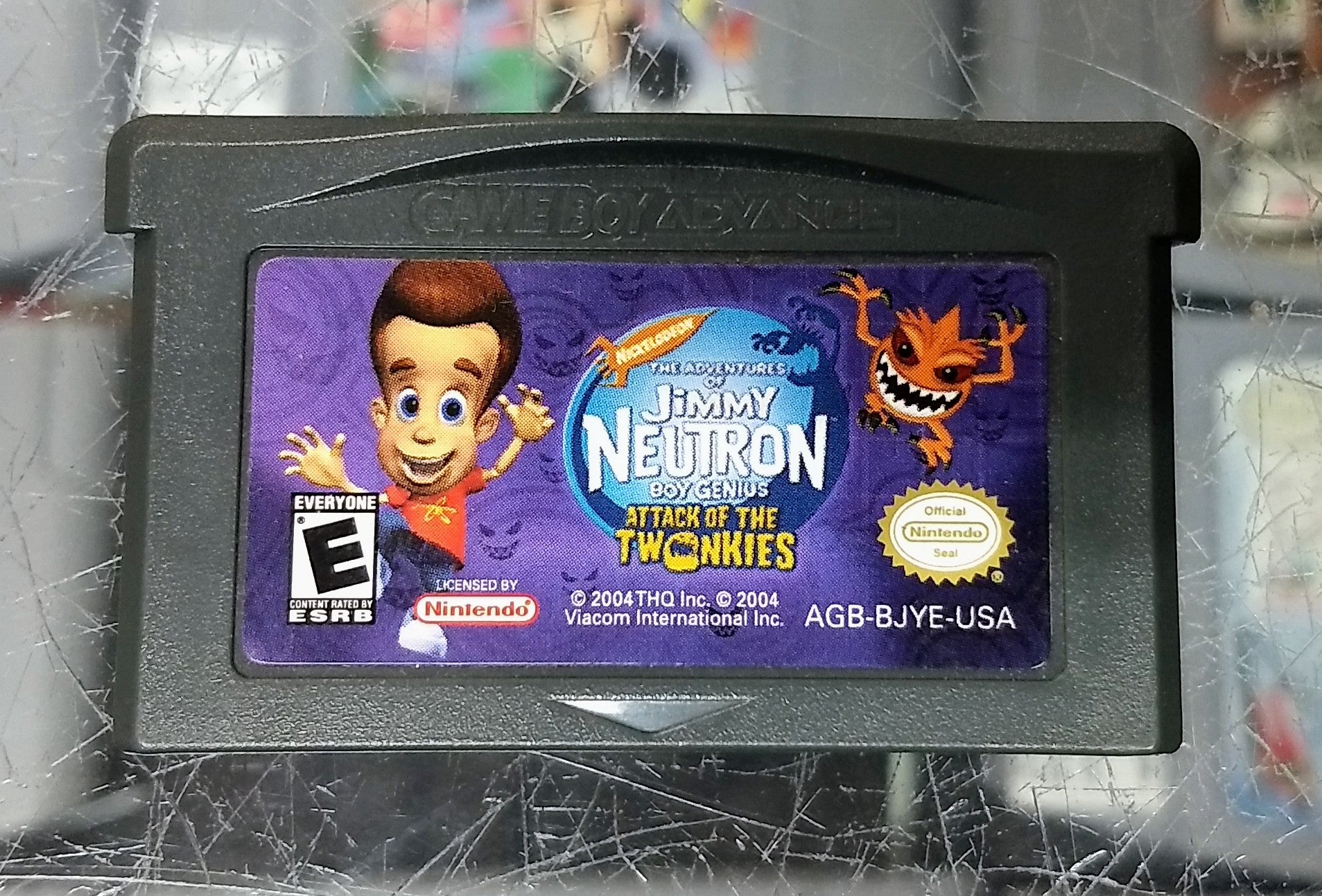 JIMMY NEUTRON ATTACK OF THE TWONKIES (GAME BOY ADVANCE GBA) - jeux video game-x