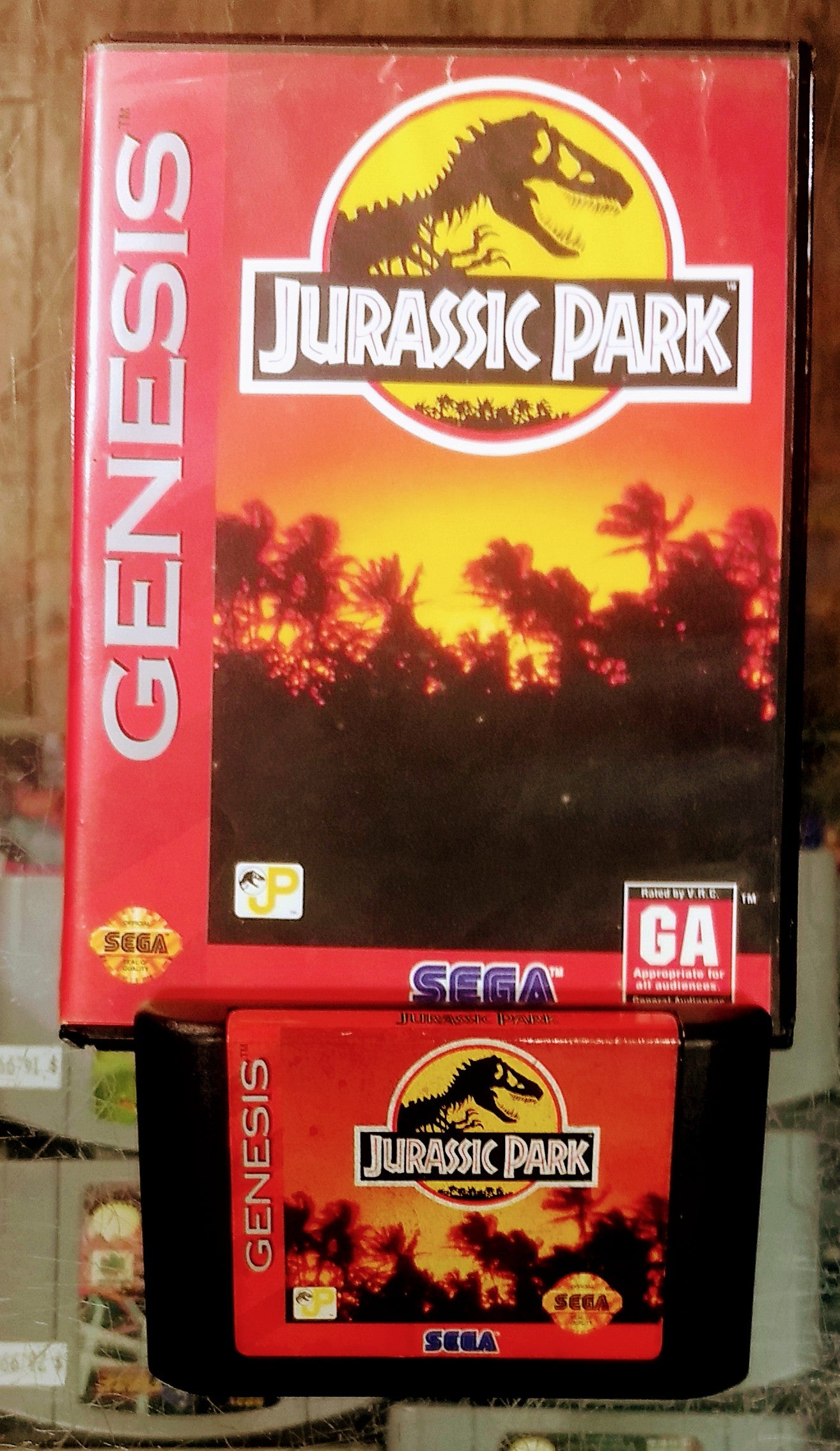 JURASSIC PARK SEGA GENESIS SG - jeux video game-x