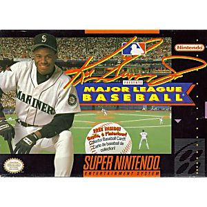 KEN GRIFFEY JR. PRESENTS MAJOR LEAGUE BASEBALL MLB SUPER NINTENDO SNES - jeux video game-x