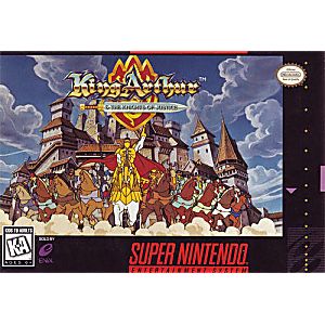 KING ARTHUR AND THE KNIGHTS OF JUSTICE (SUPER NINTENDO SNES) - jeux video game-x