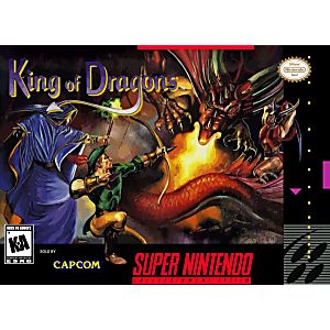 KING OF THE DRAGONS (SUPER NINTENDO SNES) - jeux video game-x