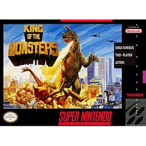 KING OF THE MONSTERS (SUPER NINTENDO SNES) - jeux video game-x