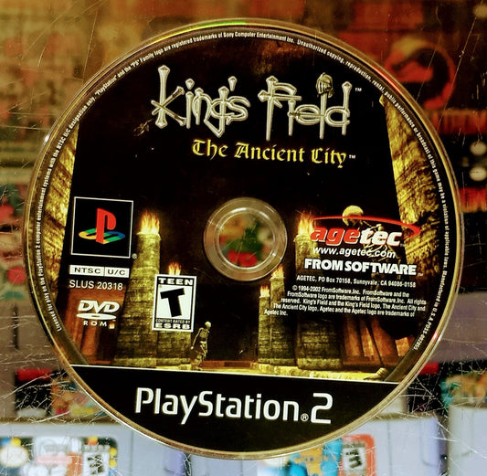 KING'S FIELD ANCIENT CITY (PLAYSTATION 2 PS2) - jeux video game-x