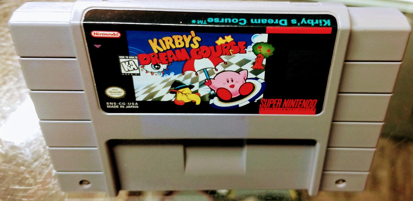KIRBY'S DREAM COURSE (SUPER NINTENDO SNES) - jeux video game-x