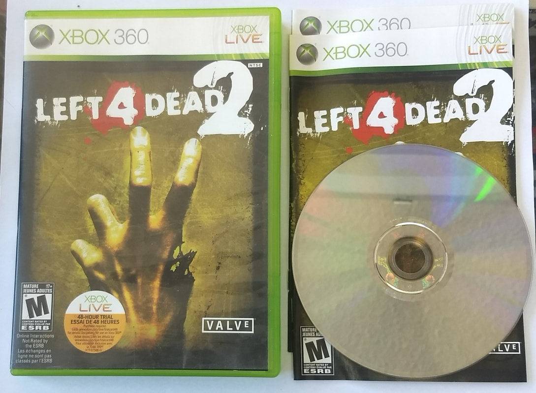 LEFT 4 DEAD 2 L4D2 XBOX 360 X360 - jeux video game-x