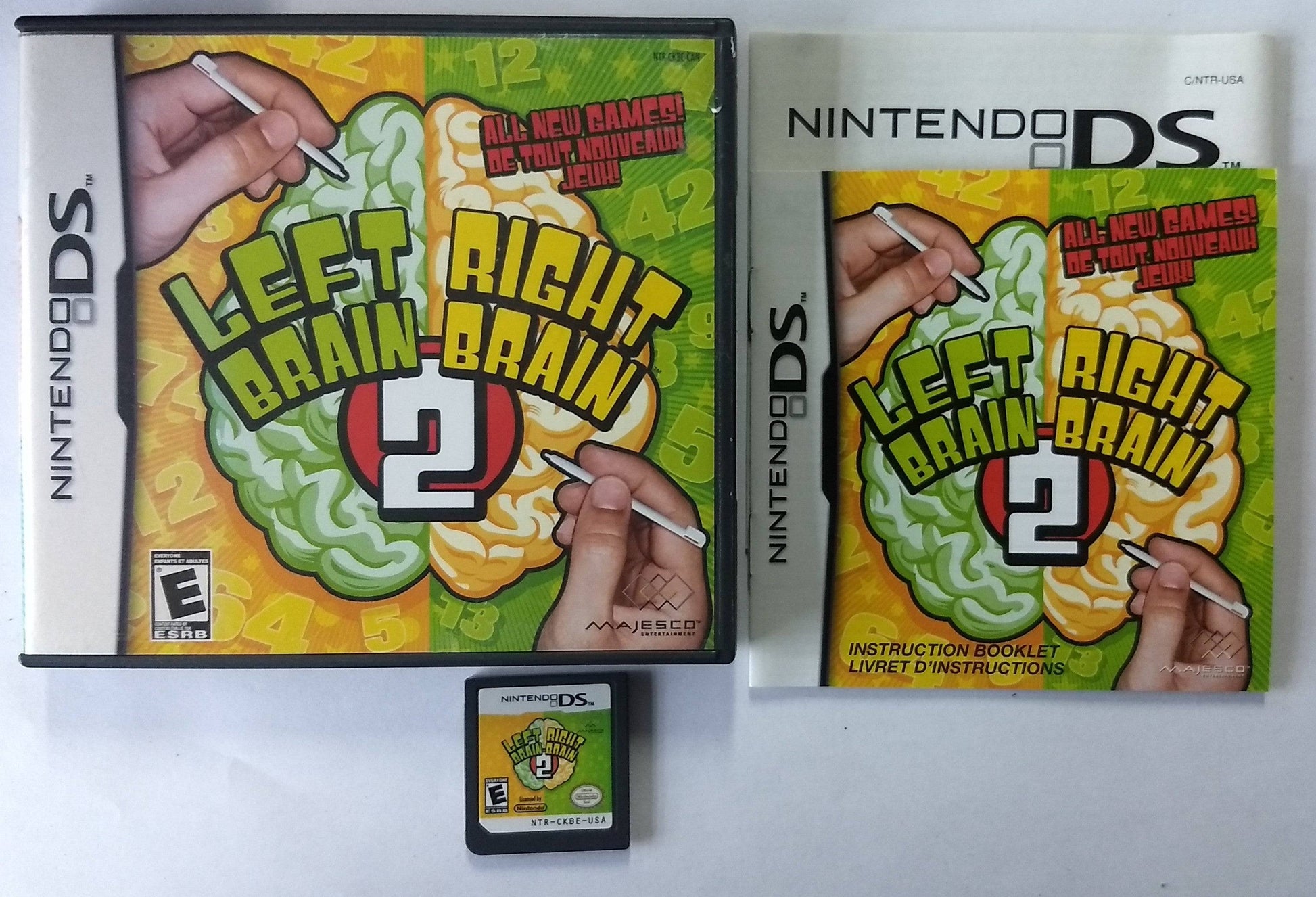 LEFT BRAIN RIGHT BRAIN 2 NINTENDO DS - jeux video game-x