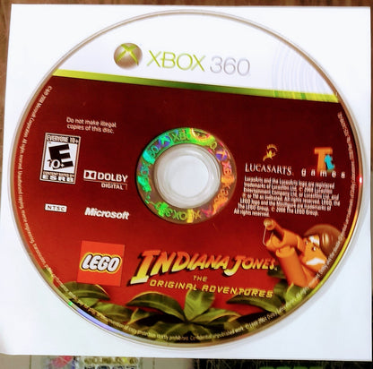 LEGO INDIANA JONES THE ORIGINAL ADVENTURES (XBOX 360 X360) - jeux video game-x