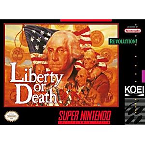 LIBERTY OR DEATH (SUPER NINTENDO SNES) - jeux video game-x