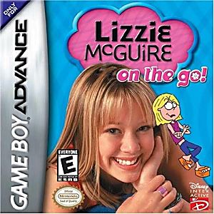 LIZZIE MCGUIRE ON THE GO (GAME BOY ADVANCE GBA) - jeux video game-x